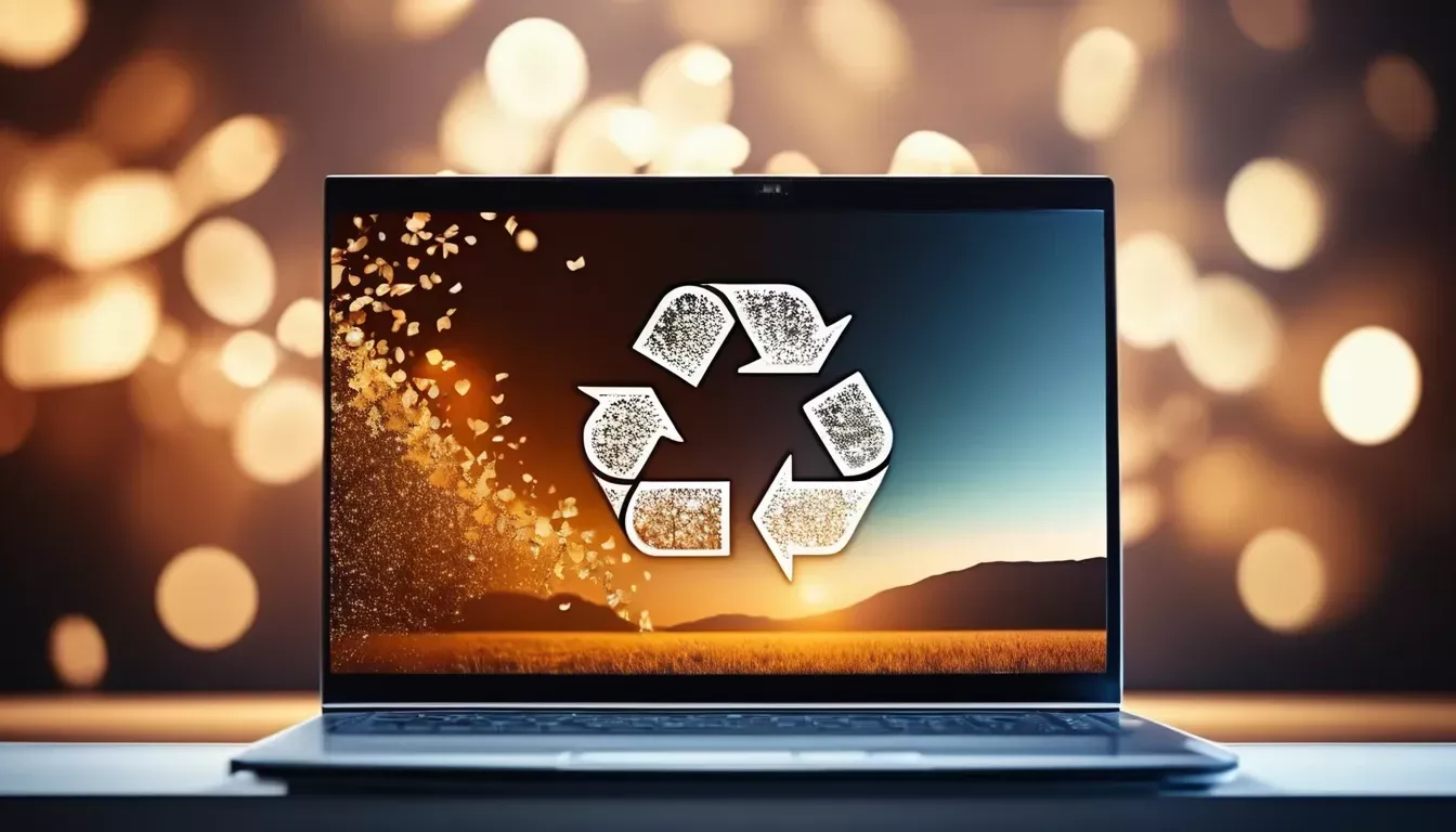 Infografía del proceso de reutilización de hardware en Reciclanet